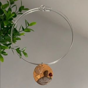 Artisan✨Necklace omega aluminum with polymerclay